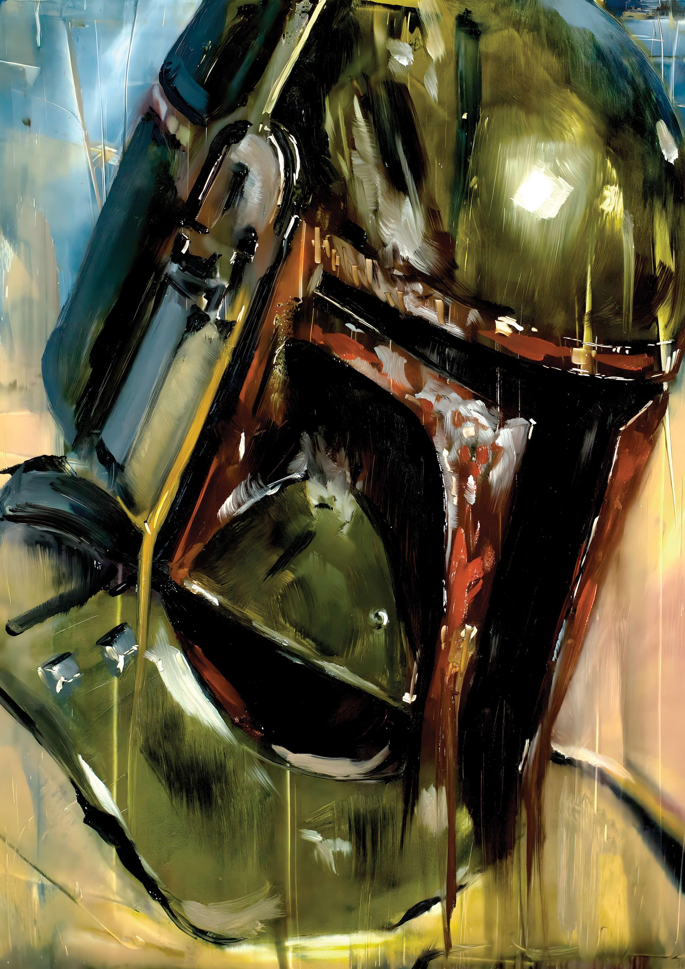 Boba Fett Star Wars metal poster artwork